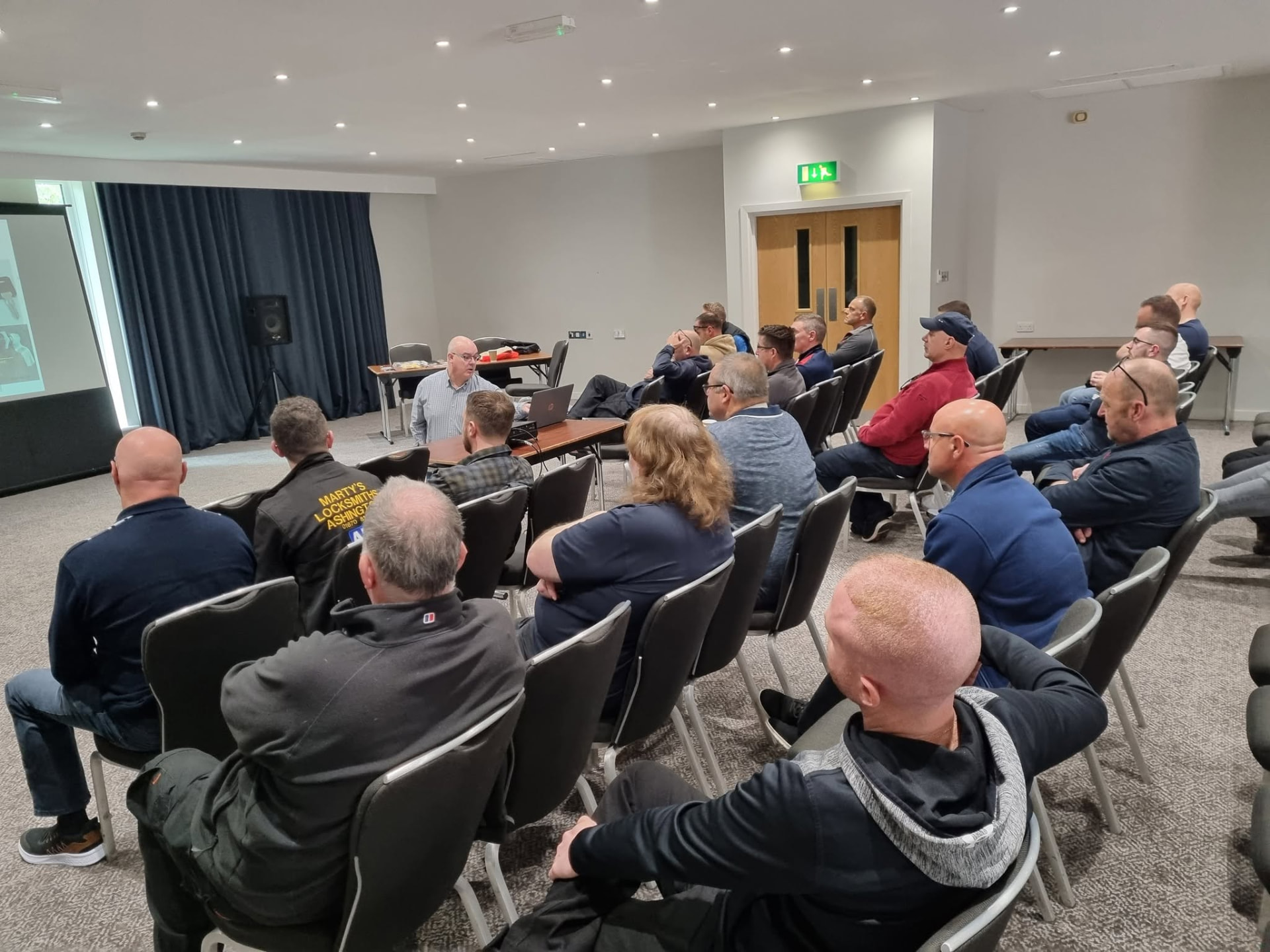 ALA members attending a technical training session